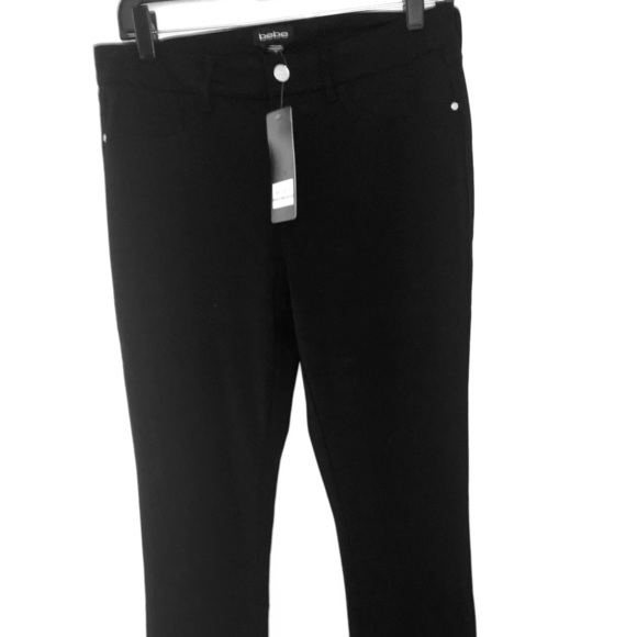 bebe Denim - Bebe jet black skinny jeans